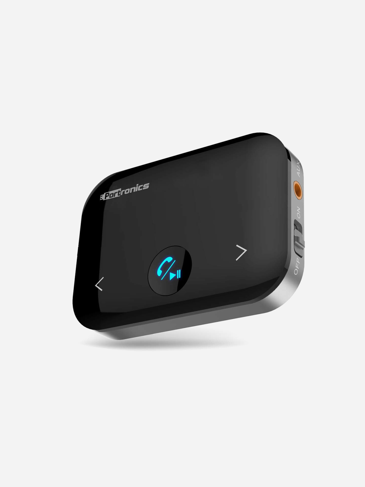 Portronics - Auto 14 2-in-1 Bluetooth Transmitter & Receiver Adaptor (Black)