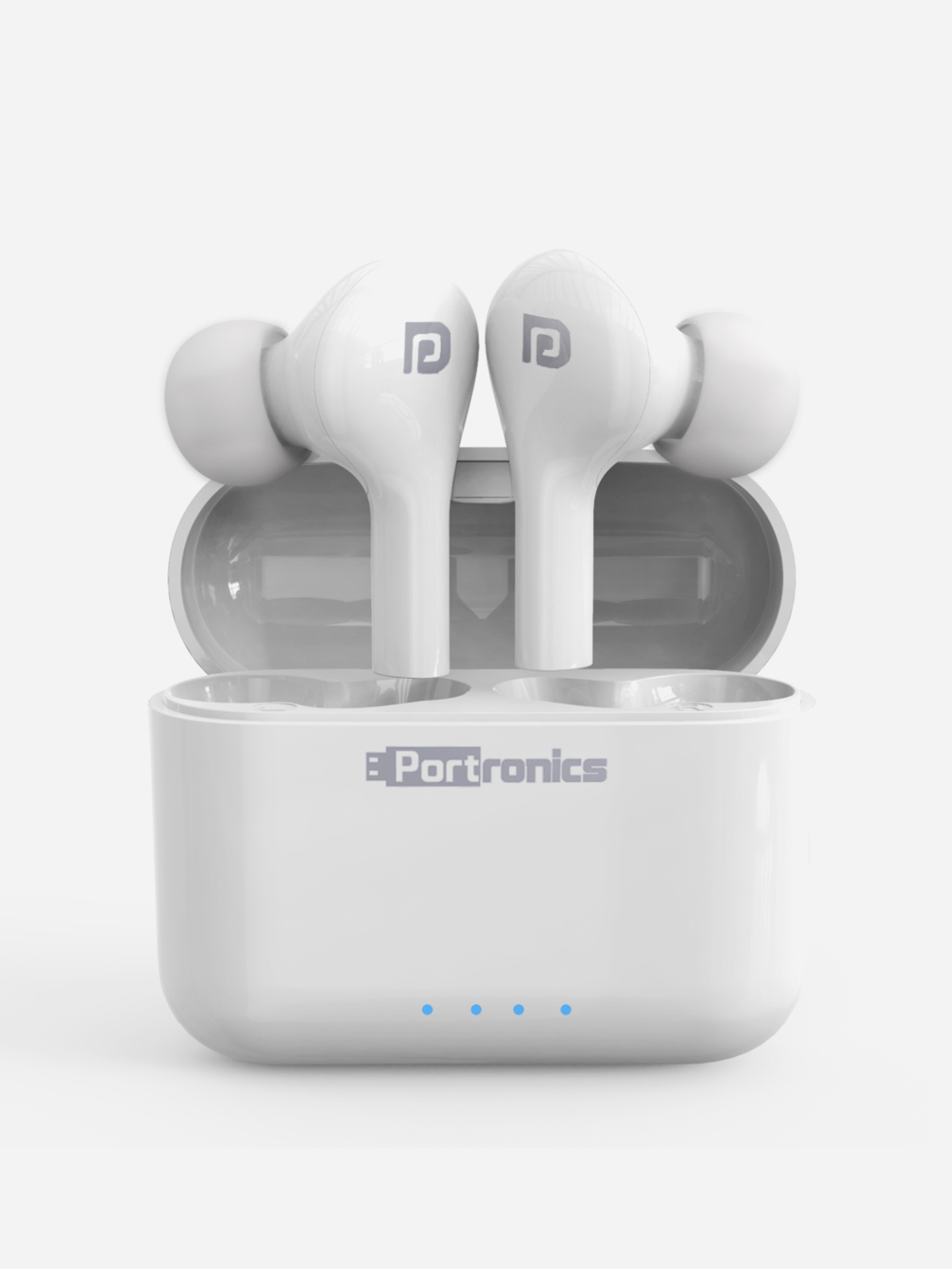 Portronics - White Harmonics Twins 33 Smart TWS Earbuds With Bluetooth 5.0 & In-Built Mic