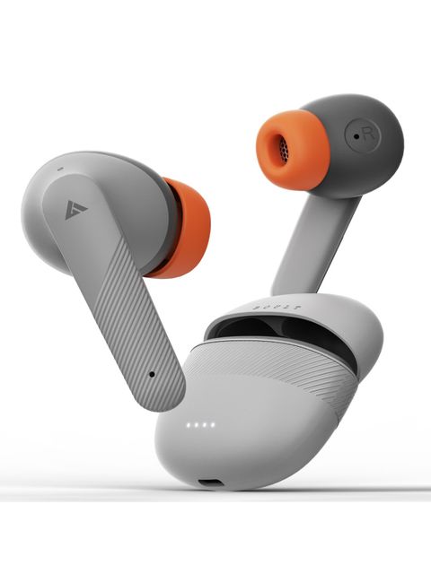 AirBass Z35 with ZEN ENC Mic, 32H Playtime, 5.3 Bluetooth Headset (Sunset Grey)