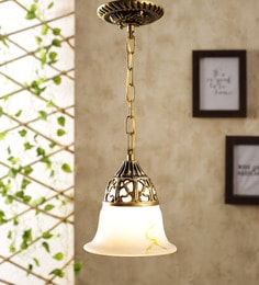 Gold Metal Portuguese Hanging Light