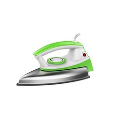 1000W Electric Dry Iron in Green & White