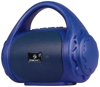 Zebronics ZEB-COUNTY Wired & Bluetooth Portable Speaker ( Blue )