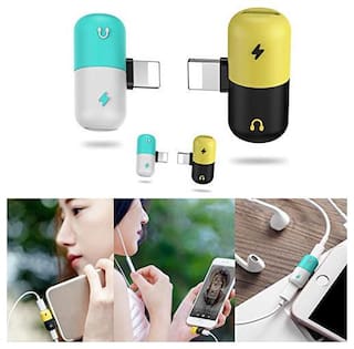 Nory Headphone Splitter Mobile Cable (Black;yellow)