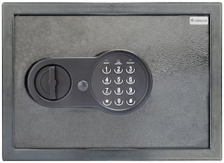 Valencia Crux 200 Keypad Steel Home Safe ( Grey , 9 L )