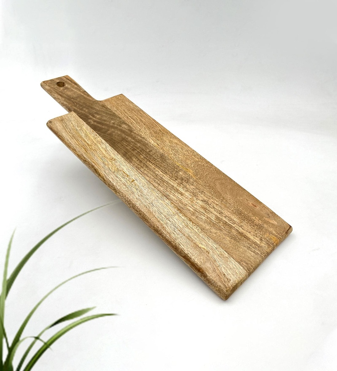 Solid Brown Mango Wood Chopping Board, By The Urban Store