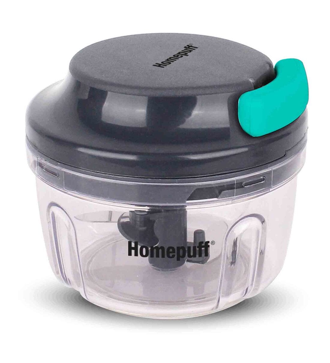 Teal Silicon & Metal Multipurpose Chopper, By Homepuff