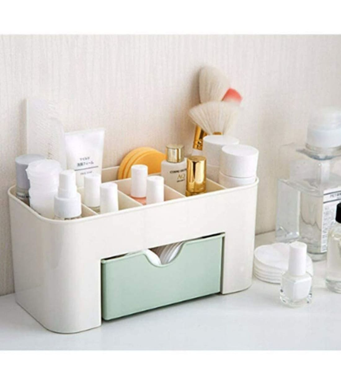 Multicolour Polypropylene Multipurpose Drawer Organiser, By Regalo