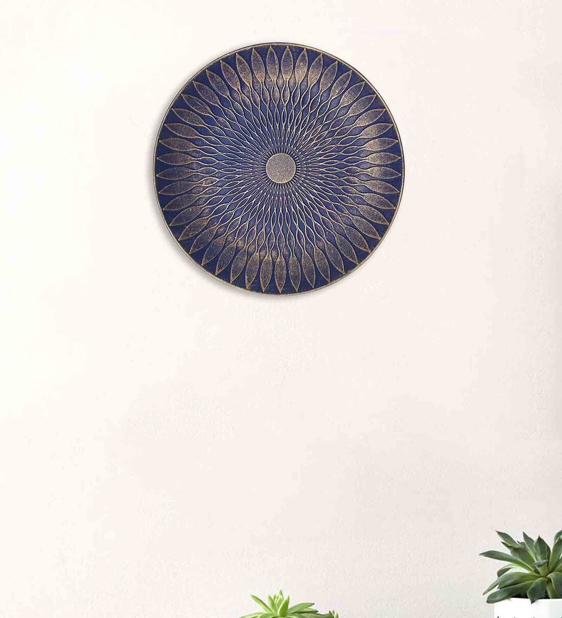 Mdf Wall Walthall Plate In Blue, By Art Street