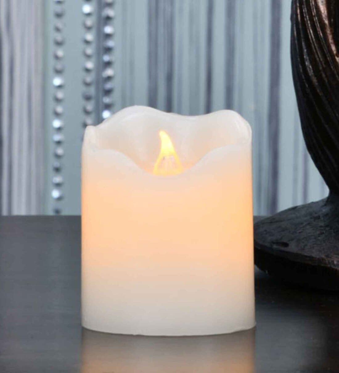 Dazzle Non Moving Led Candle White, By @home