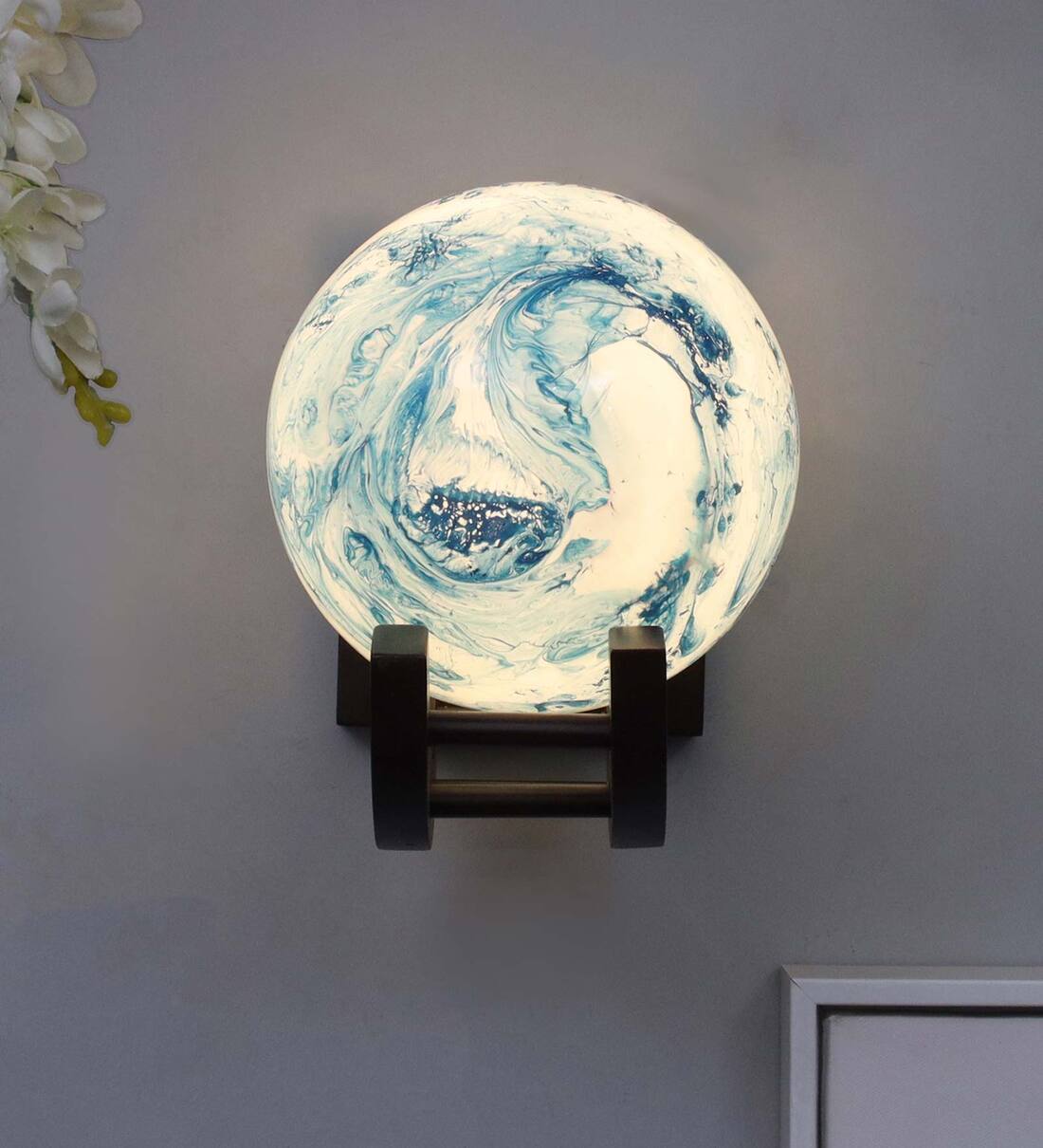 Mario Blue Wood Wall Sconces,Share By Homesake