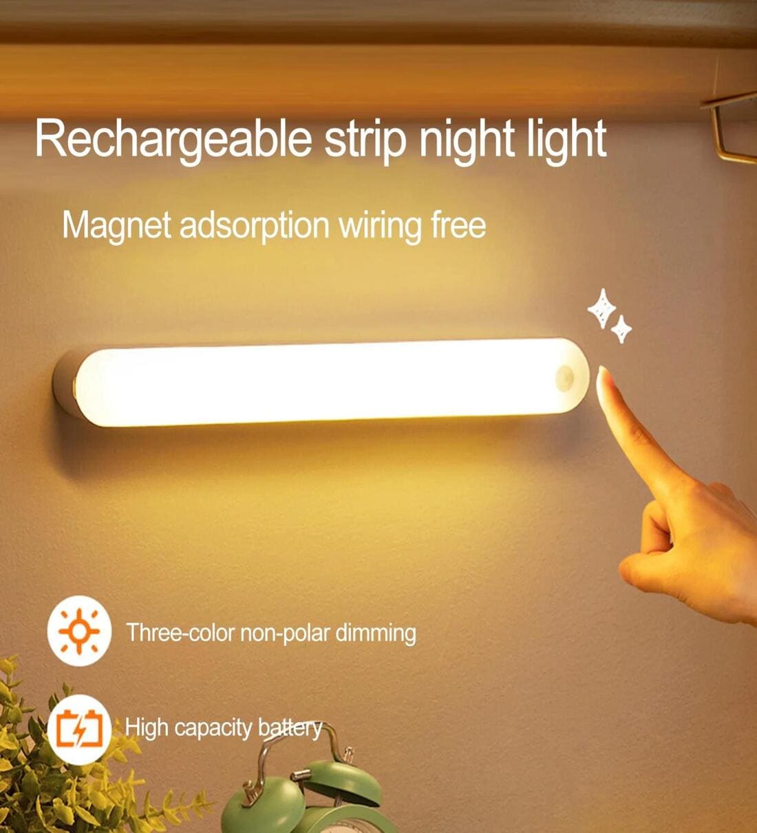 LED USB Rechargeable LampShare By Delightful Decor