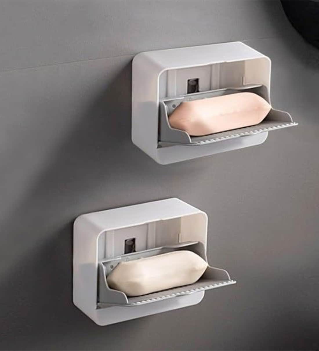 Wall Mounted with Drain Drawer Soap Case BoxShare By Wens
