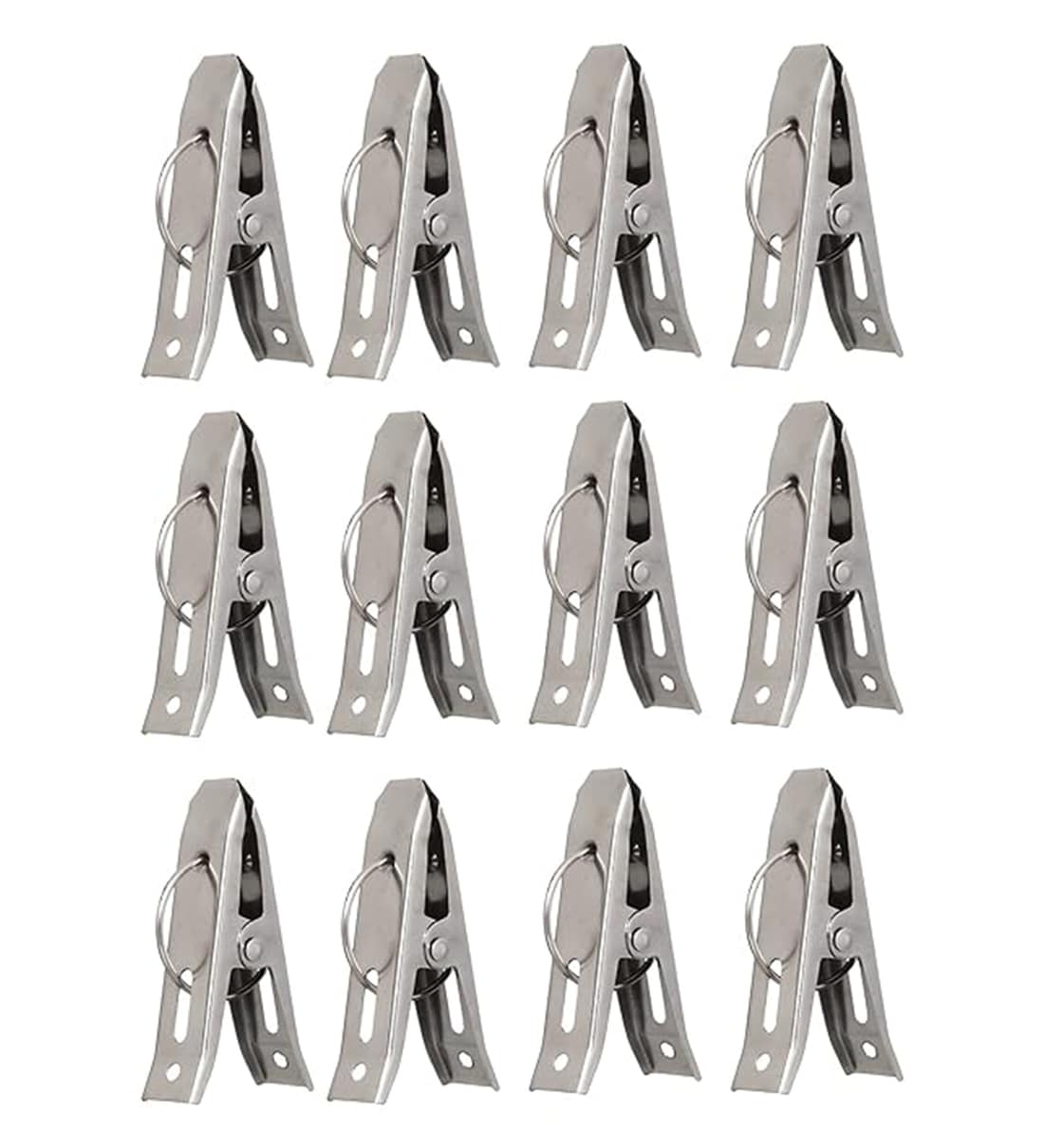 (Set of 12) Steel Cloth Drying PegsShare By Fashion Bizz