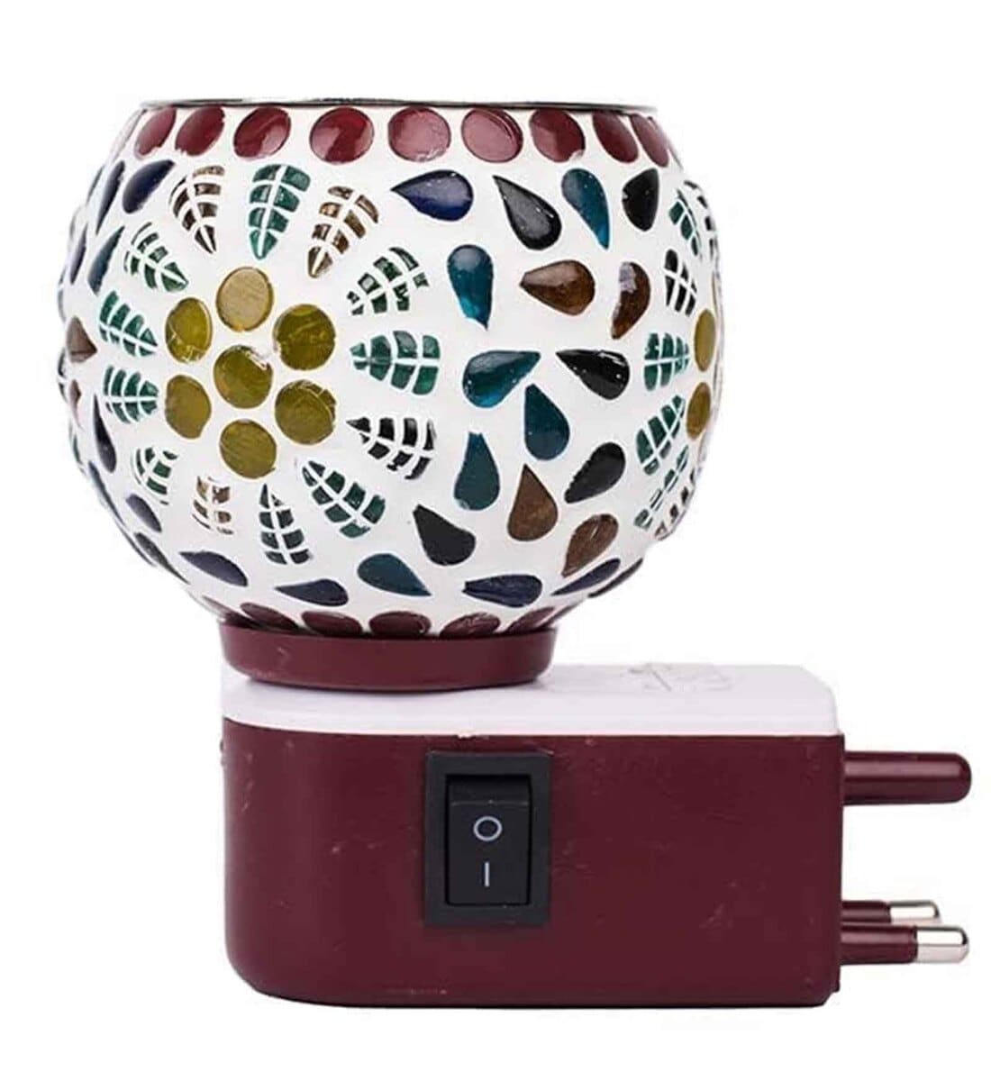 Ceramic Multi-Functional Kapoor Dani Cum Aroma Night LampShare By MFD Home Furnishing