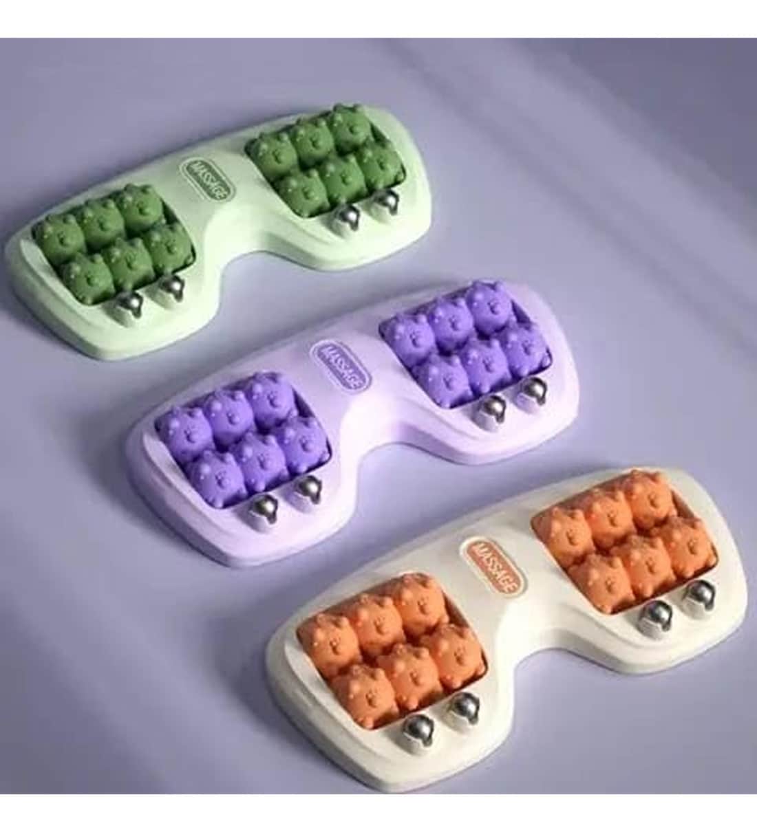 Foot Massager Roller 2-in-1 for Rolling and Acupressure Massage (1Pc)Share By MFD Home Furnishing