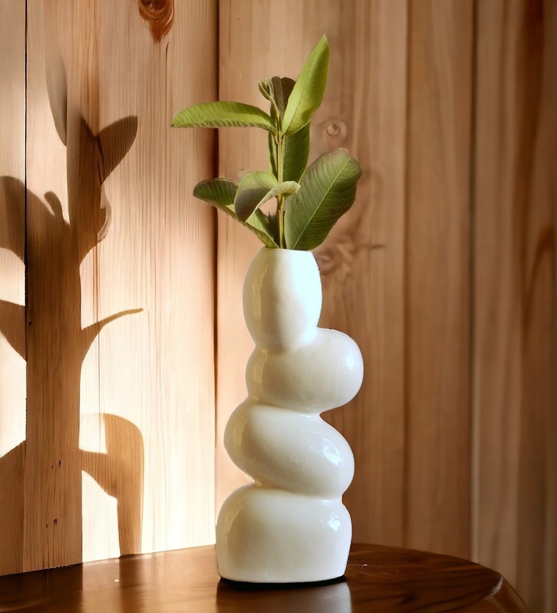 White Ivara Flower VaseShare By Ecofynd