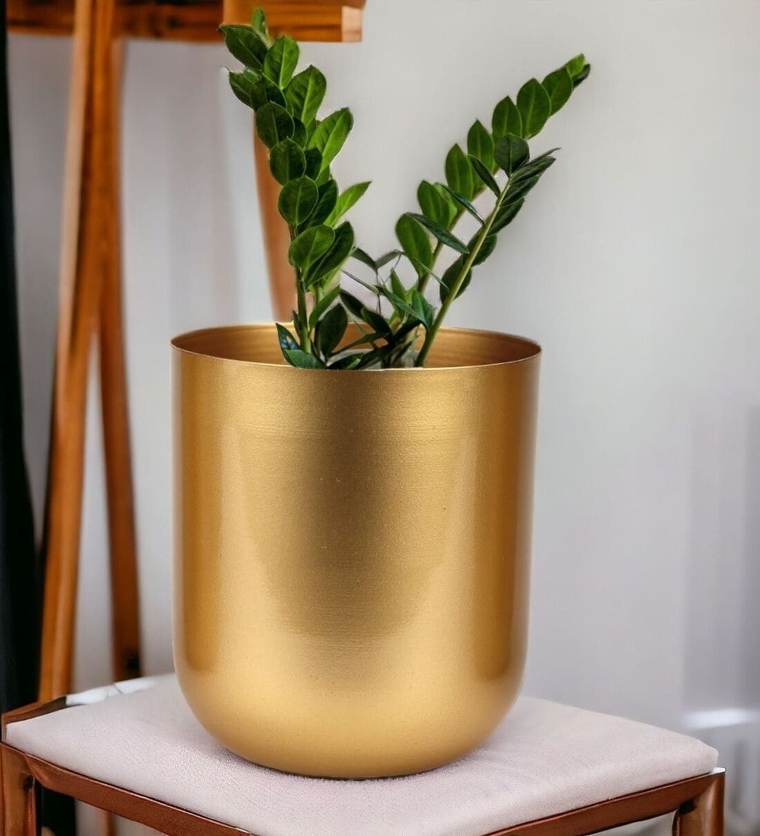 Golden Metal Desk PotShare By Ecofynd