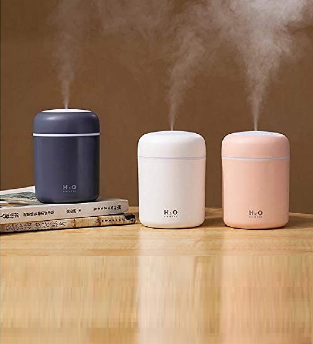 Assorted H2O Humidifiers with Colorful Light for RoomShare By 5 Needs