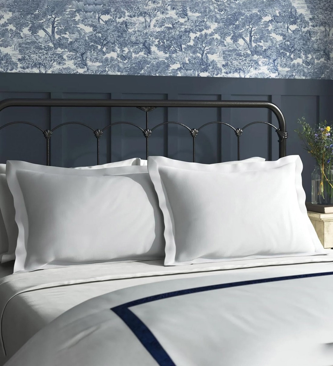 Hotel Flenge Luxury Microfibre Pillows 24x16 Inch(Set of 2)Share By Sleepsia