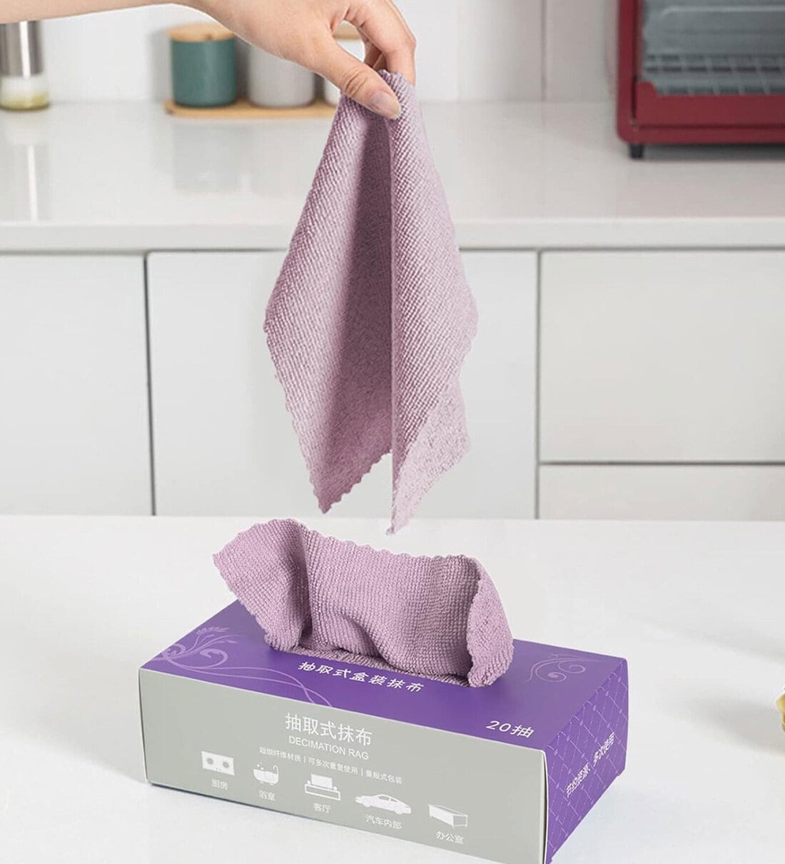 20Pcs Cleaning Cloth Cum Hand Towels (Assorted)Share By Wens