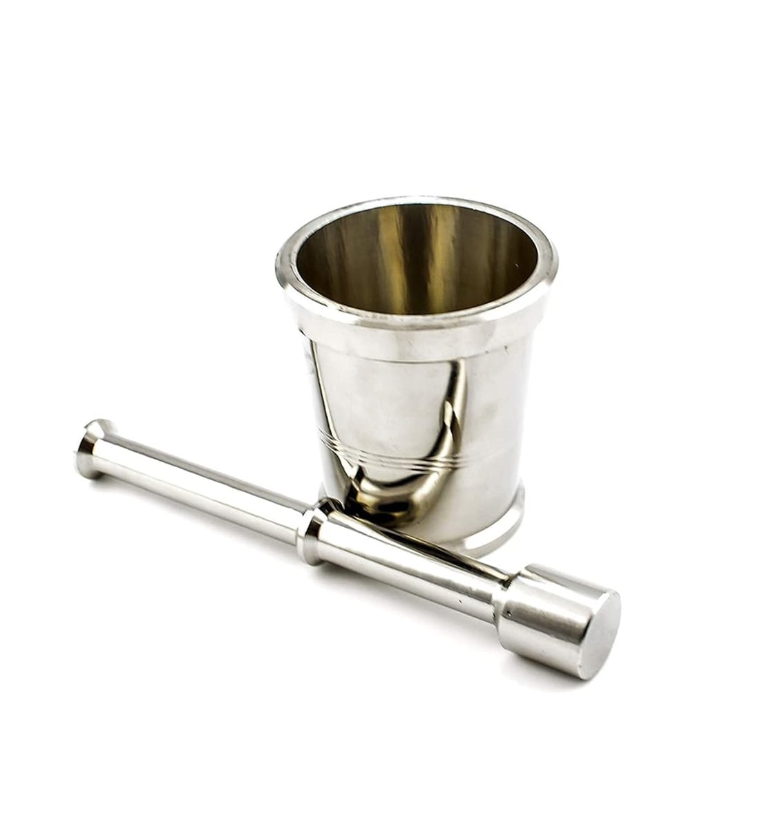 Stainless Steel Mortar & Pestle SetShare By 5 Needs