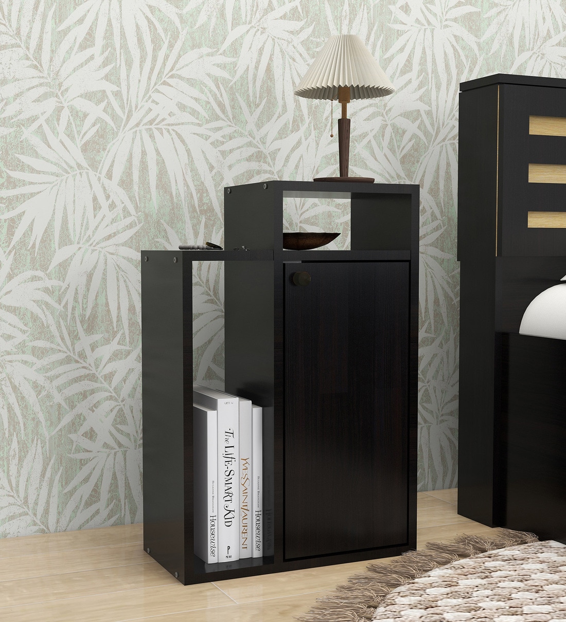 Akari Side Table in Wenge FinishShare By Mintwud from Pepperfry