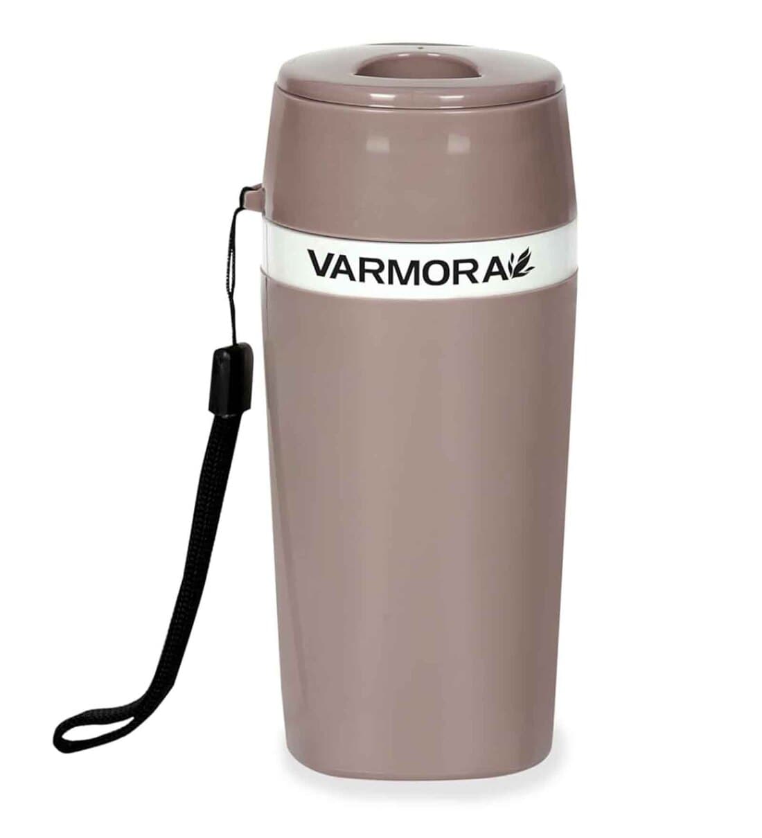300 ml Insulated Flask | 100% Virgin Plastic | Hot & Cold Compatible- BeigeShare By Varmora