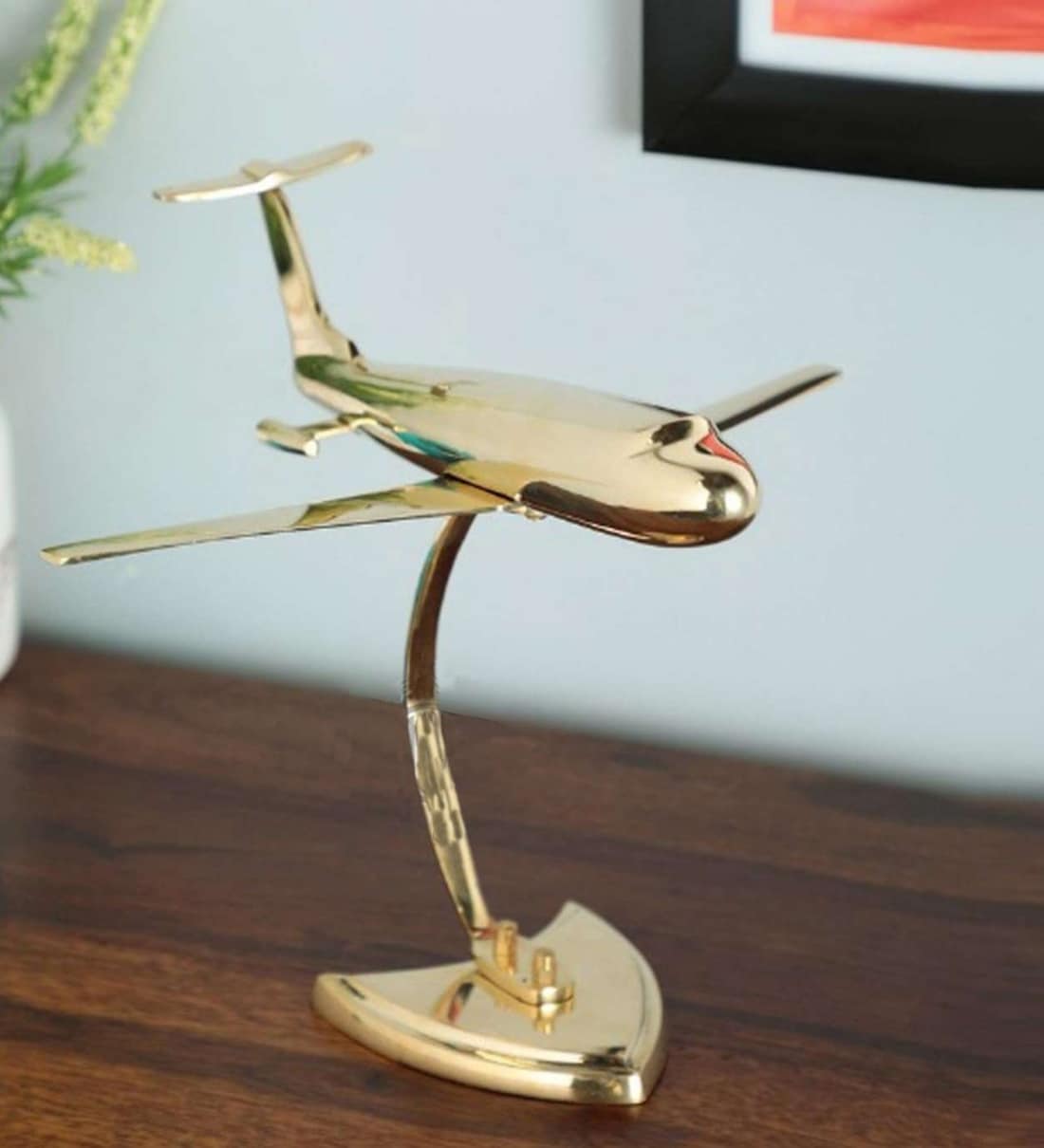 Brass Antique Jet Plane On StandShare By Creator Handicrafts