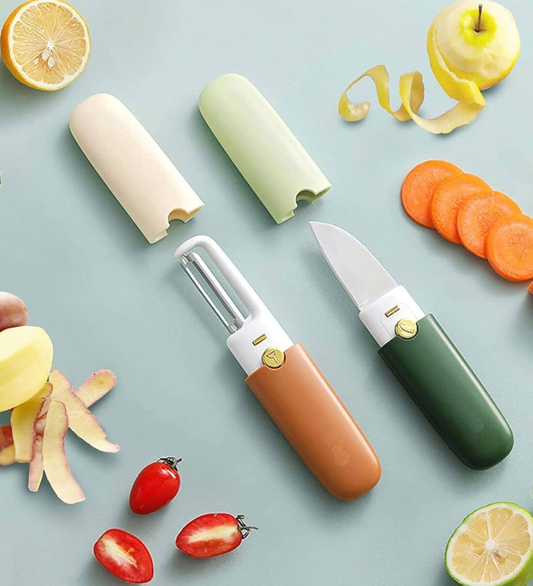 Portable Multifunctional 2-in-1 Stainless Steel Knife and PeelerShare By Utility jet