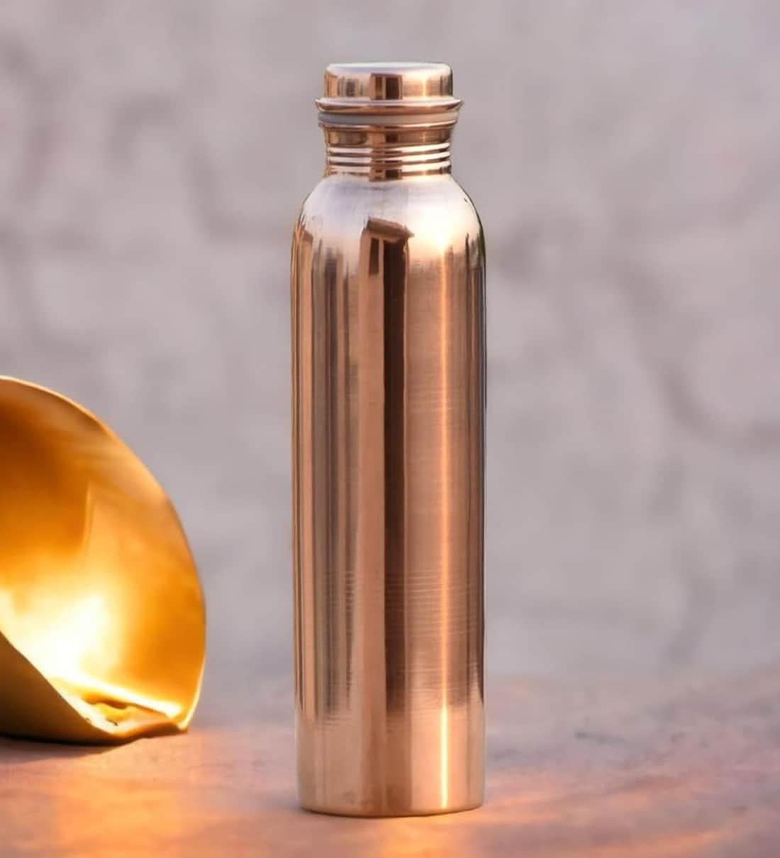 Pure Copper Water Bottle Leak Proof 1 LtrShare By VoiDrop