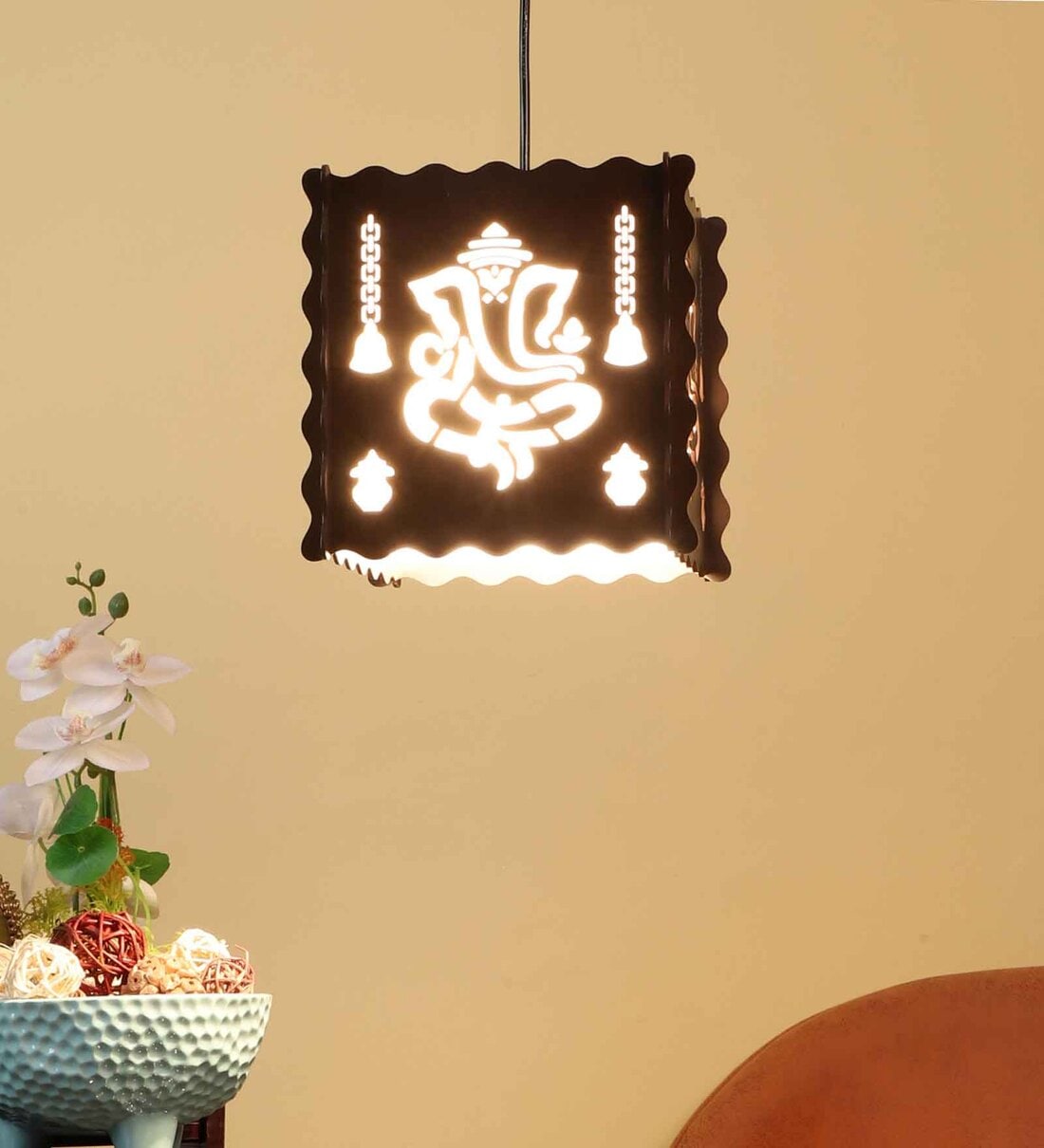 Stacy Brown MDF Hanging LightShare By Eliante by Jainsons Lights