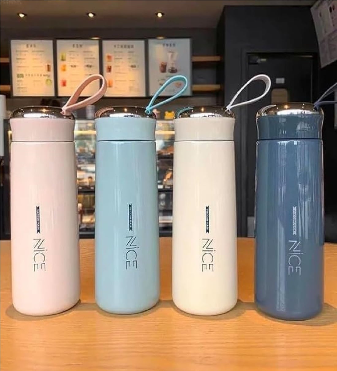 400 ml Assorted Nice Glass Water Bottle with Silicone Plastic ShellShare By 5 Needs