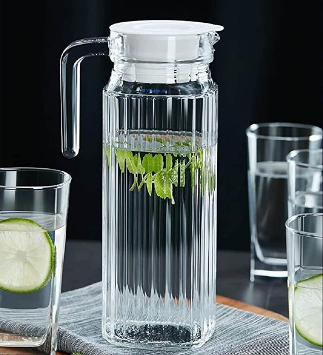 Linear 1 Ltr Glass Water JugShare By 5 Needs