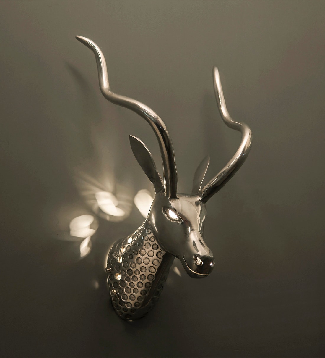 Venice Metal Novelty Wall Light (Silver)Share By Homesake
