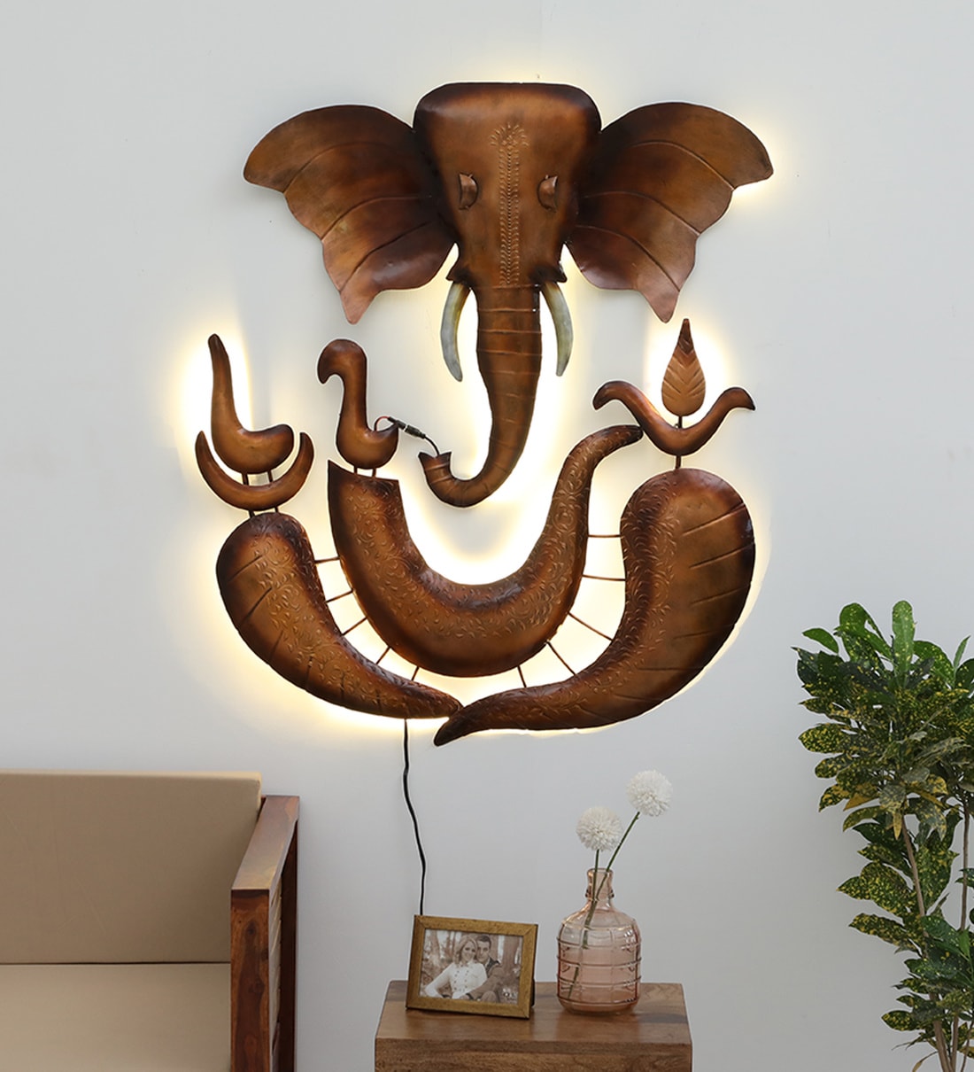 Handmade Gold Spiritual Metal Wall ArtShare By Home Decor International