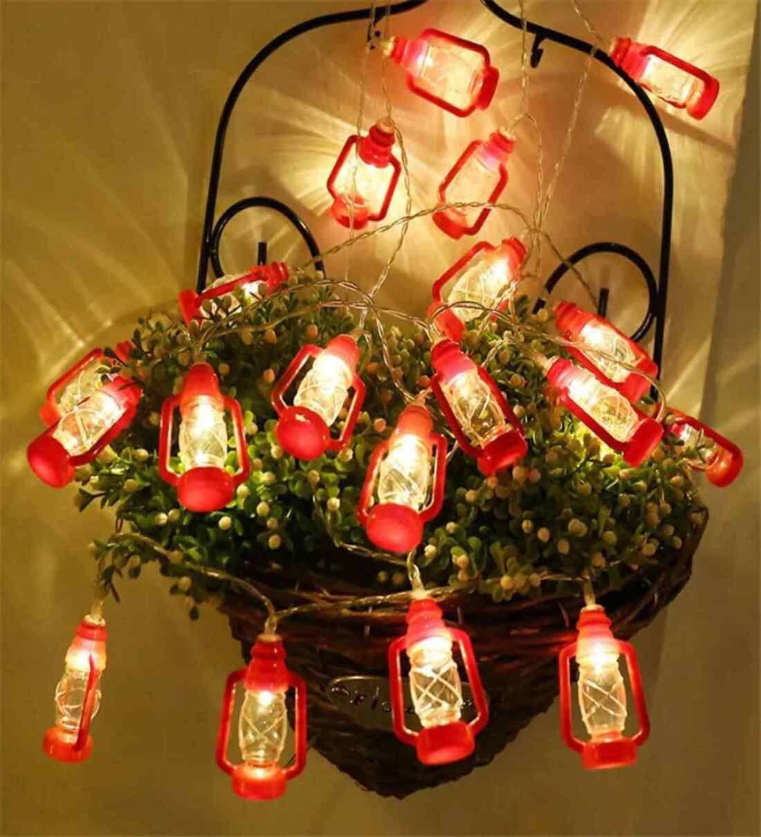 16 LED Red Kandil String LightShare By Casacraft from Pepperfry