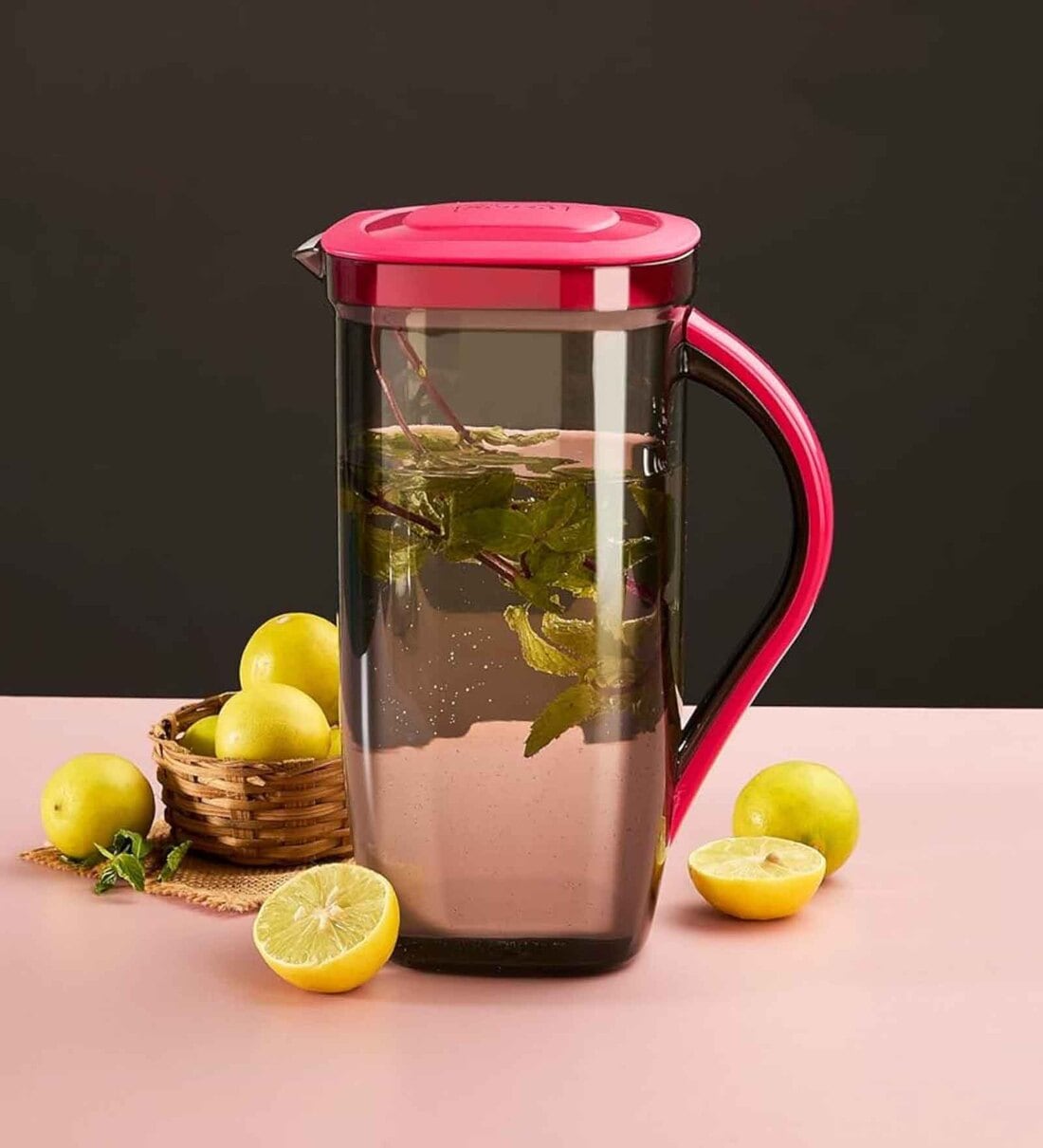 Unbreakeble ABS Jug  with Stylish Handle (Pink)Share By Regalo