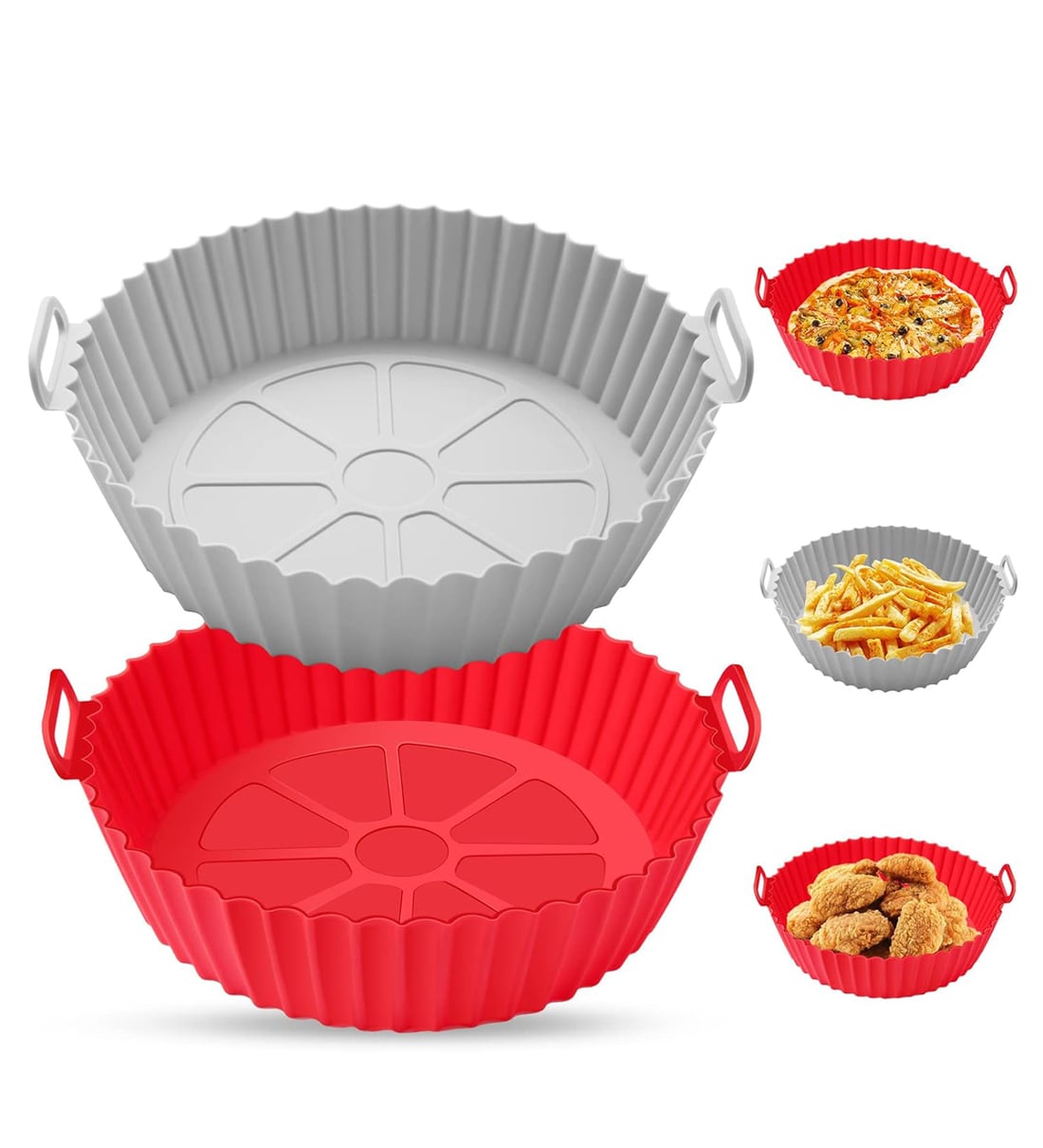 8 Inch Silicone Nonstick Reusable Heat Resistant Baking Tray sable Heat Resistant (Multicolor)Share By Wens