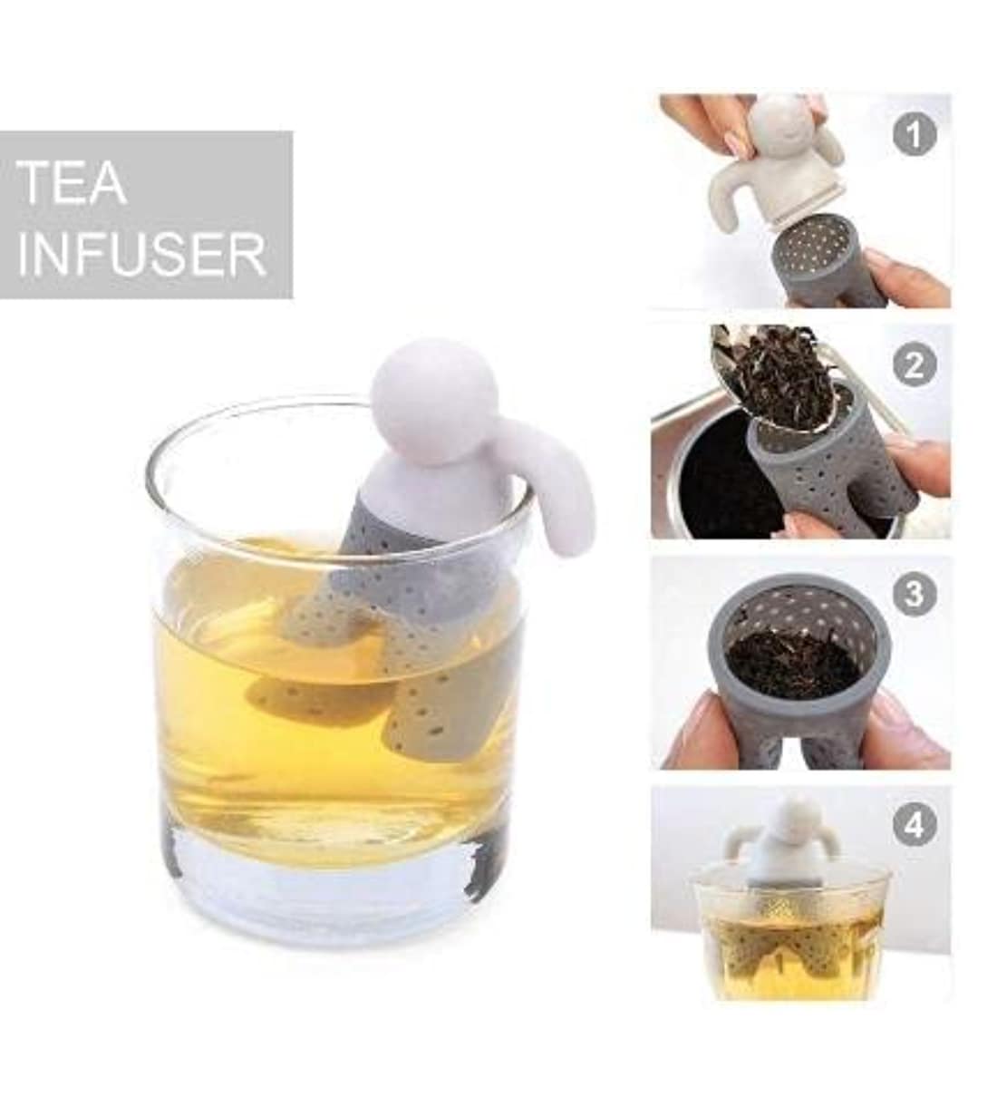 Mr Tea Man Silicon Tea InfuserShare By The Quirk Box