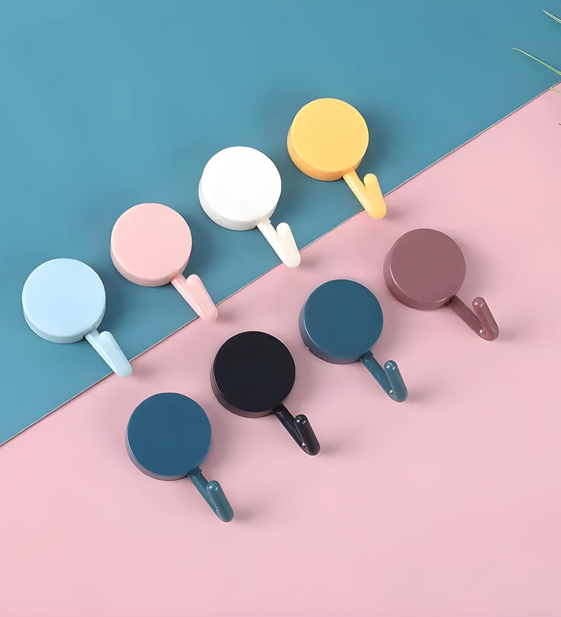 10 Pcs Self Adhesive Waterproof Wall Hooks (10 Pcs)Share By Regalo