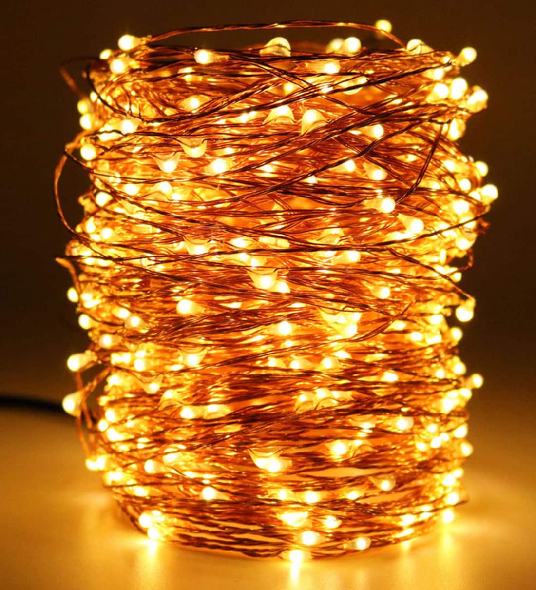White and Yellow 10 Meter Plug-In LED String LightShare By The Purple Tree