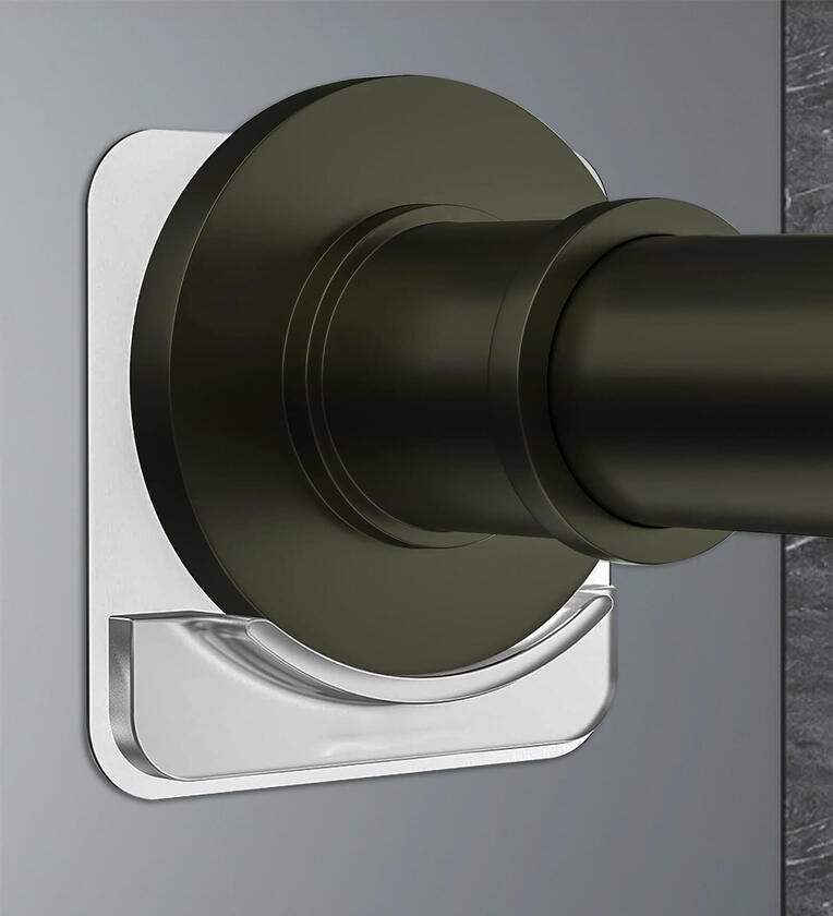 No Drill Self Adhesive Curtain Rod Holders (2 Pcs)Share By Sunvibe