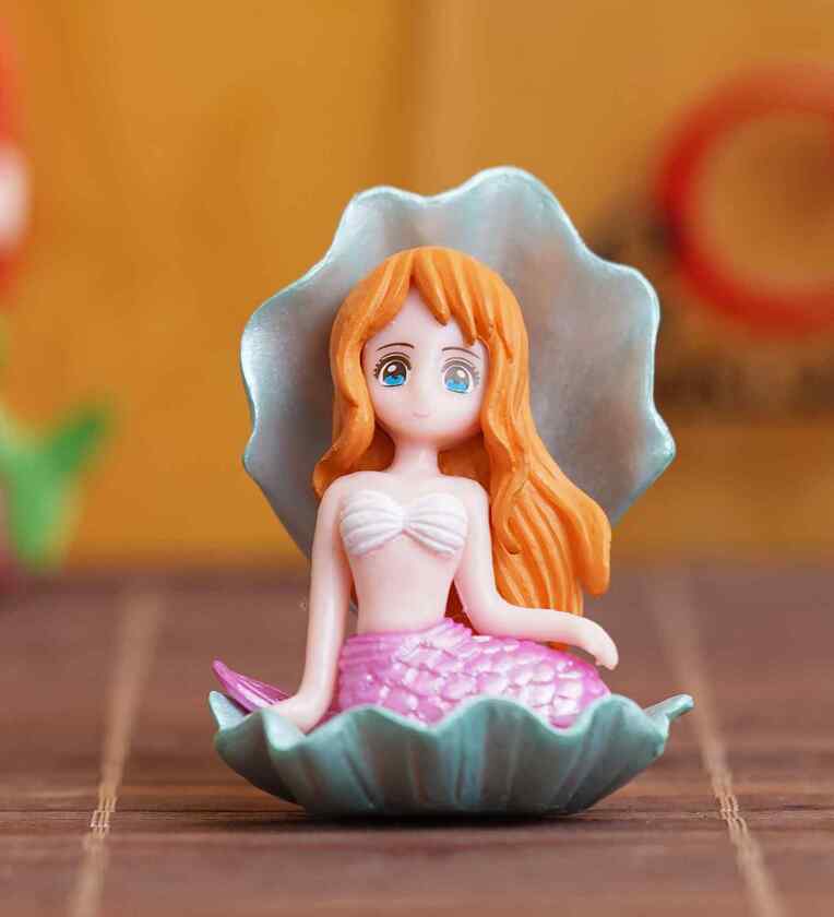 Little Mermaid Doll Multicolour Polyresin ShowpiecesShare By eCraftIndia