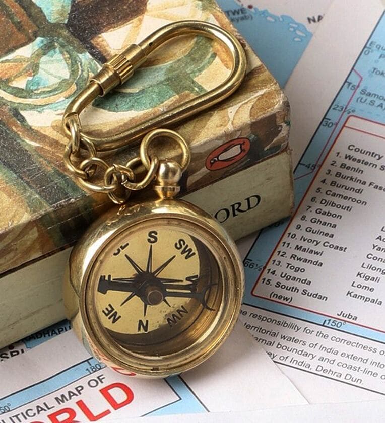 Ross London Brass CompassShare By Exim Decor