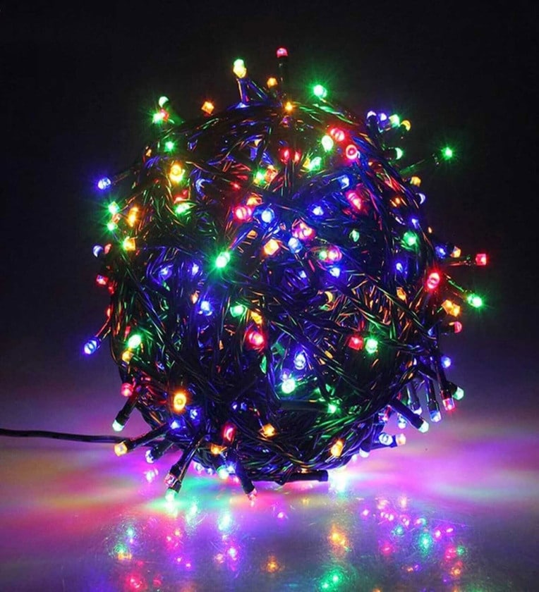 Multicolour 10 Meter 8 Mode Plug-In LED String LightShare By The Purple Tree