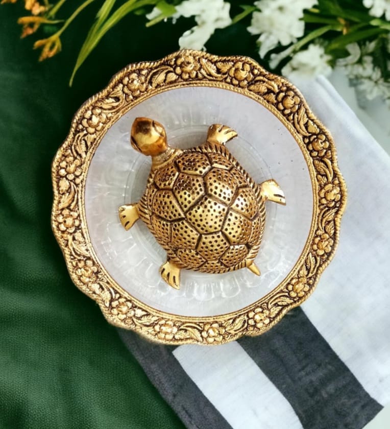 Tortoise with Plate Vastu FengshuiShare By Fashion Bizz