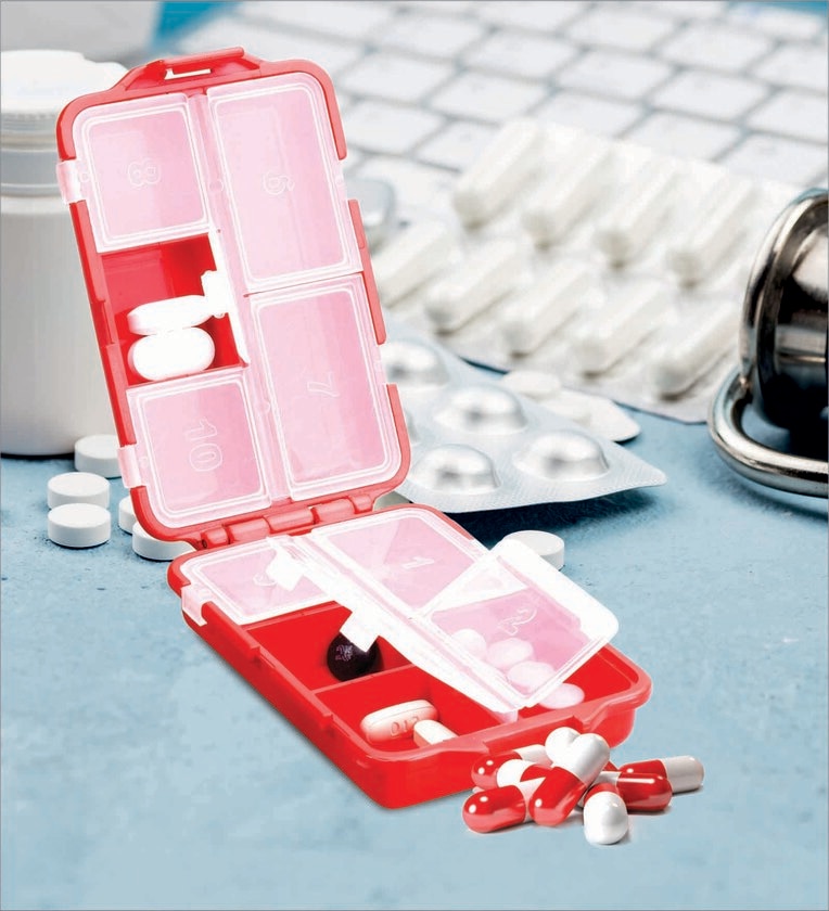 Assorted  Plastic  Pills BoxShare By Trueware