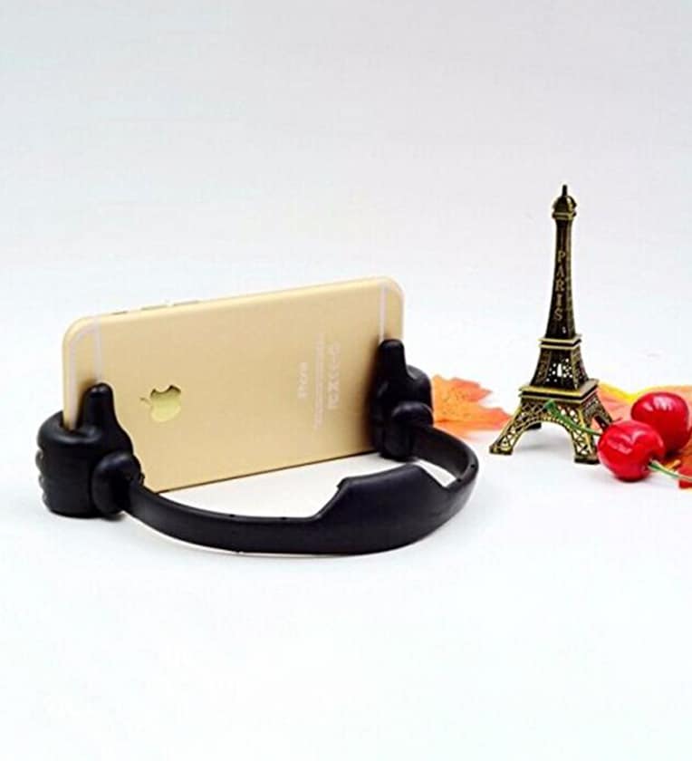 Hand Shaped Tab and Mobile Holder Share By The Quirk Box