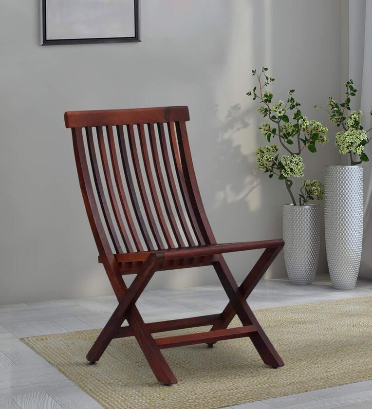 Siegen Sheesham Wood Folding Chair in Honey Oak Finish (Set of 2)Share By Woodsworth from Pepperfry