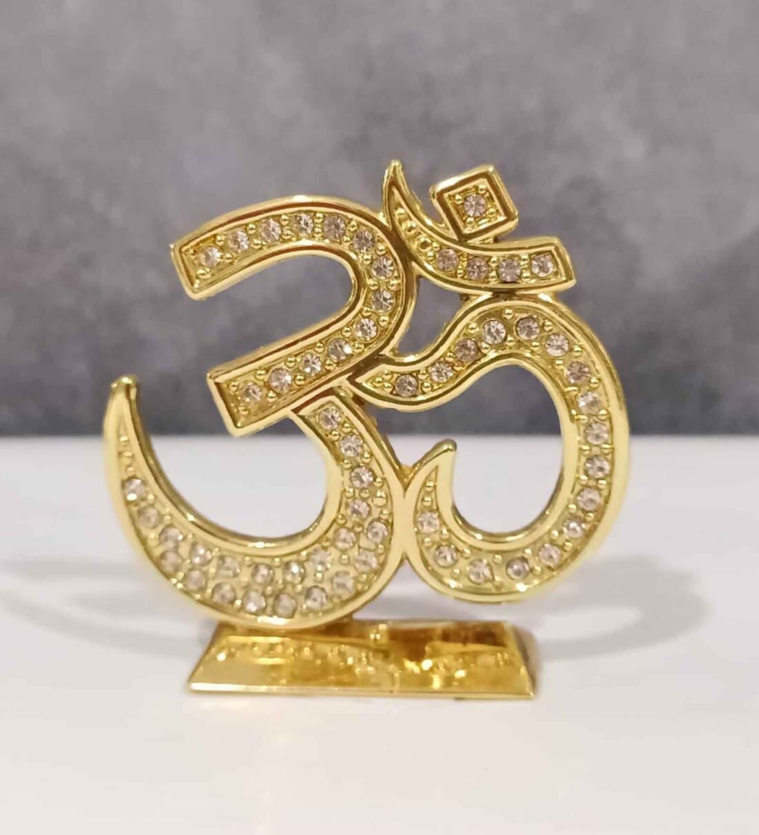 OM Copper & Gold Metal Religious SymbolShare By Wens